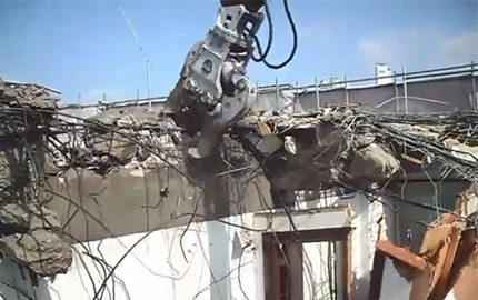 Pulverizador de demolición para mini excavadora