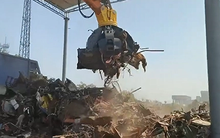 Rechazos de chatarra que manipulan la demolición y la chatarra