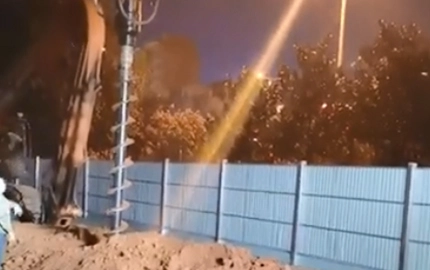 Excavadora Auger