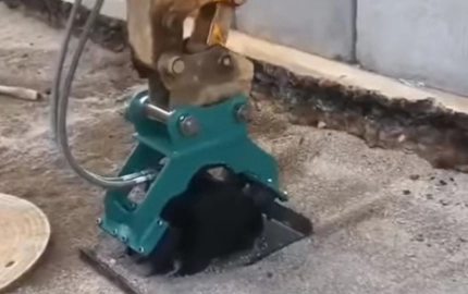 Compactador hidráulico