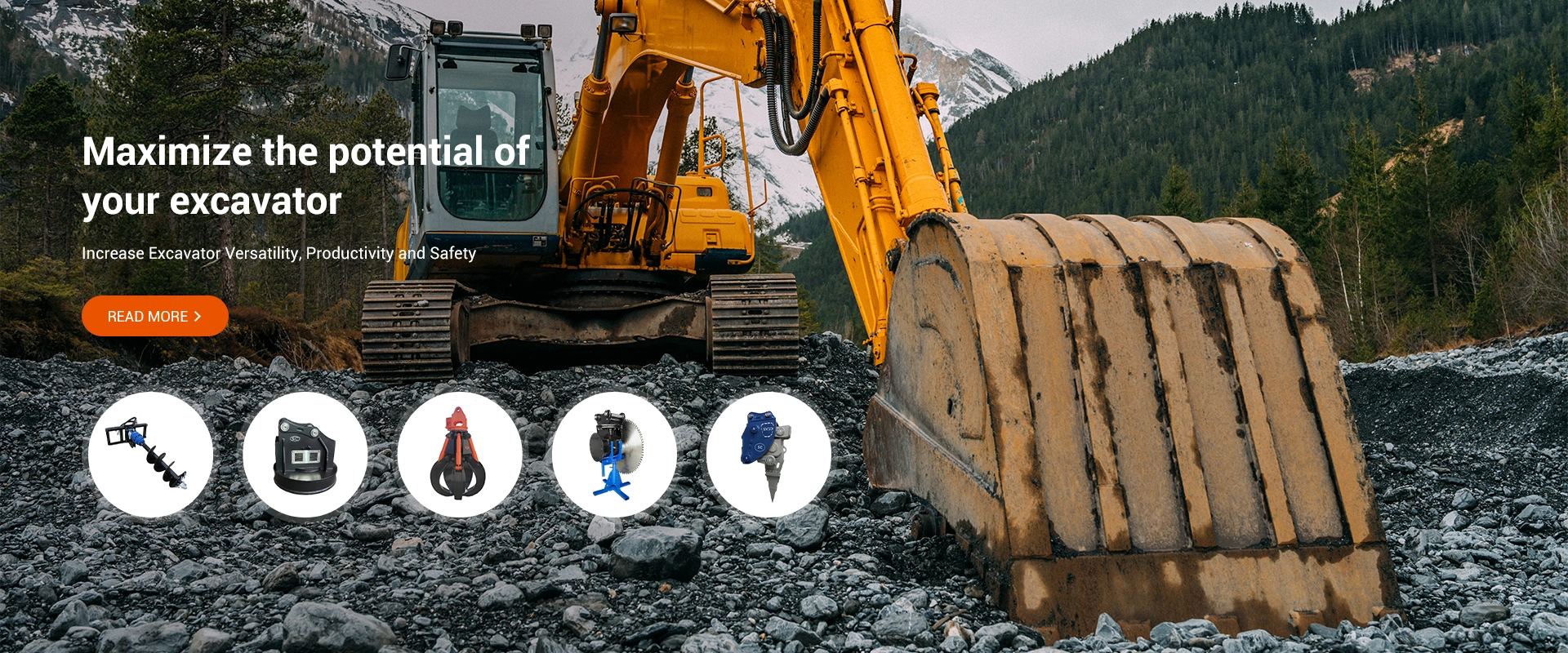 Accesorios de excavadora