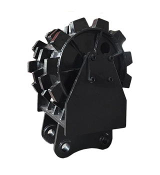 Rueda de compactación excavadora