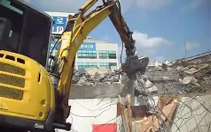 Pulverizador de demolición para mini excavadora 2
