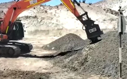 Imán excavadora