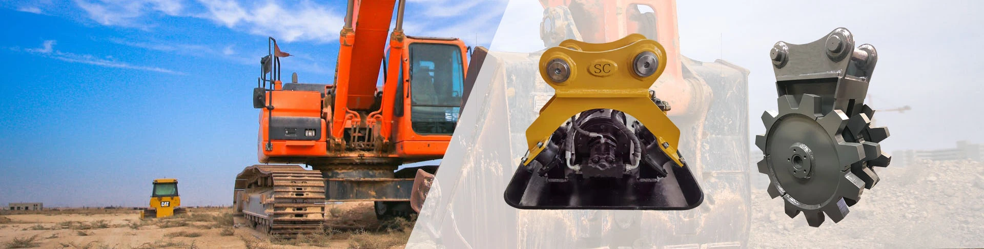 Compactador de excavadora